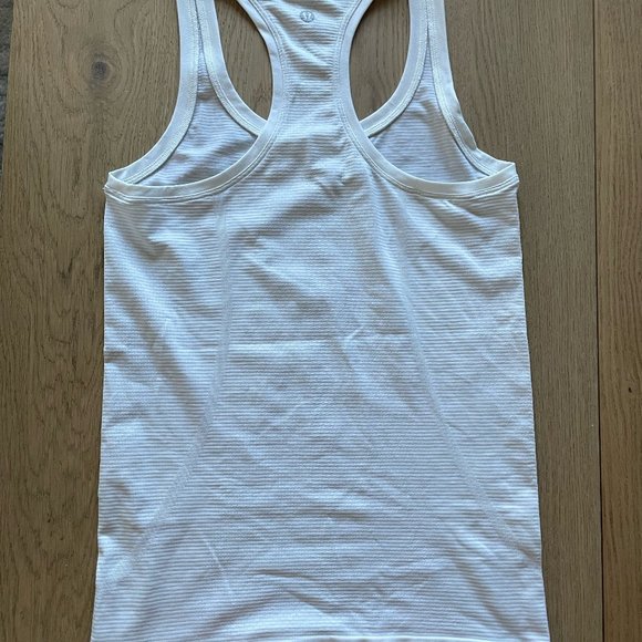 lululemon Swiftly Tech Racerback Tank Top 2.0 - White 4 - Picture 6 of 7